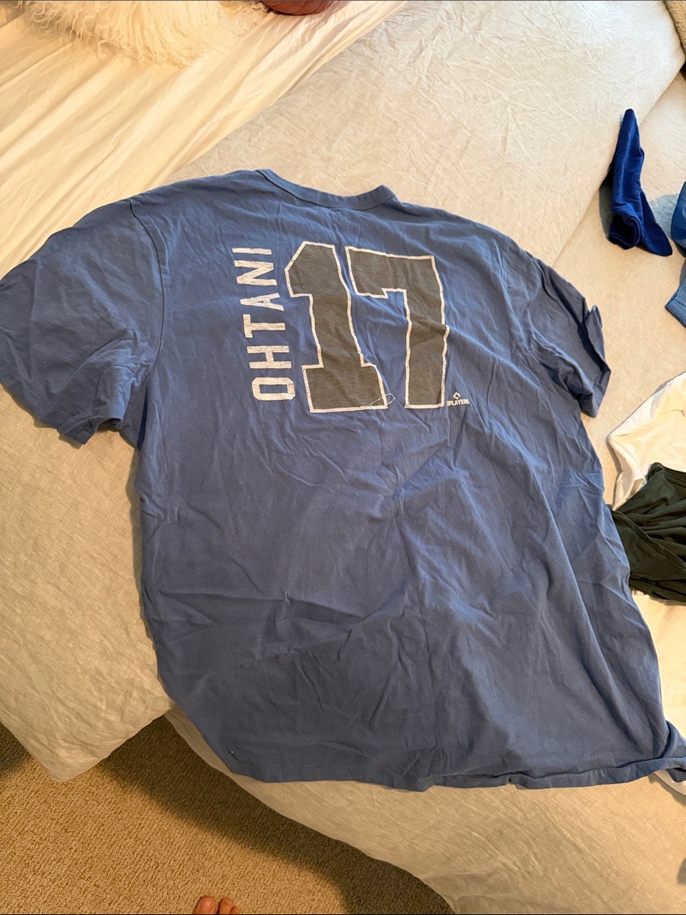 Blue 'Ohtani 17' Short-Sleeve Crew Tee SOFT cotton XL